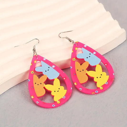 Bright Bunny Earrings