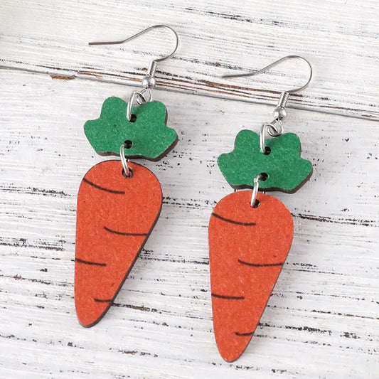 Easter Carrot Earrings