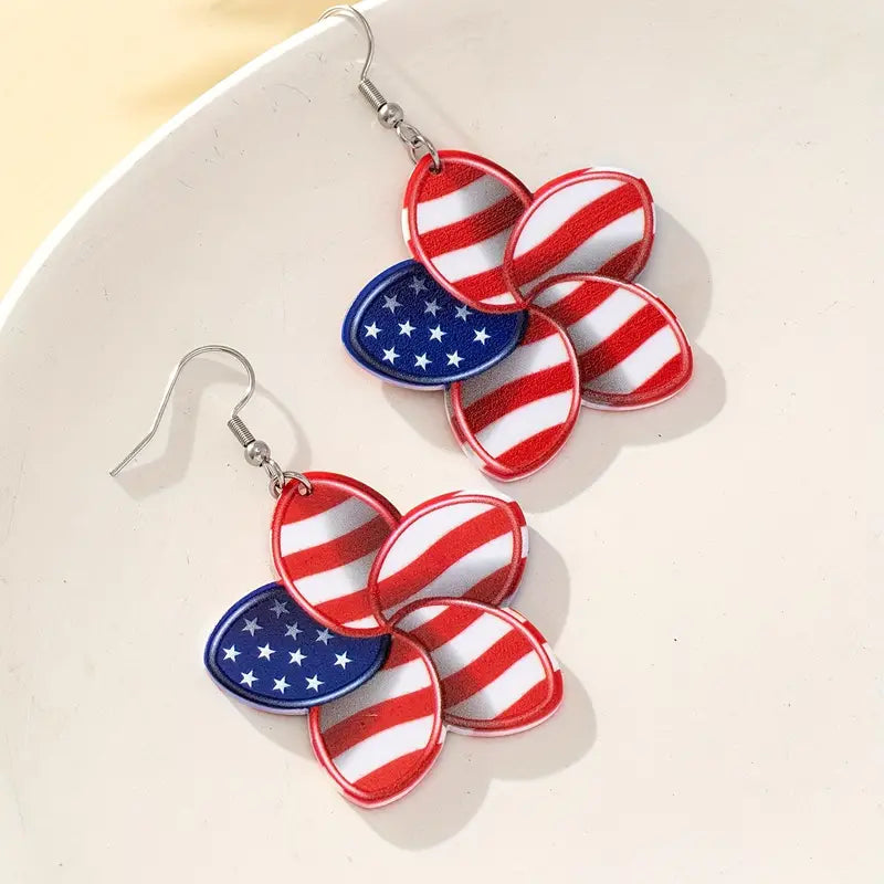 Floral Flag Earrings