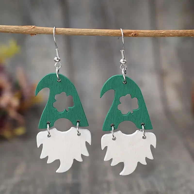 St. Patty's Day Gnome Earrings