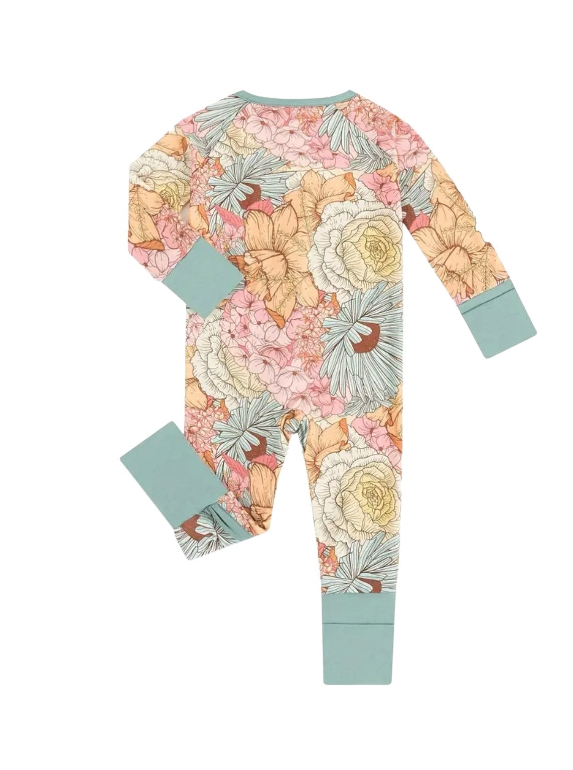 Neutral Floral Bamboo Jammies